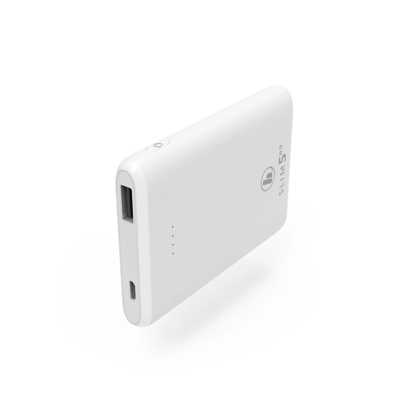 Hama powerbank Slim 5HD, 5000mAh, biały