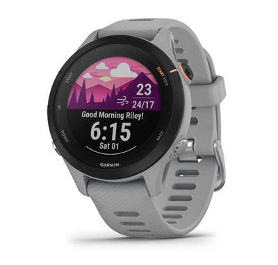 Garmin Forerunner 255S Powder Grey zegarek do biegania szary