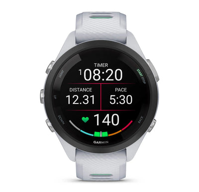 Smartwatch do biegania damski Garmin Forerunner® 265S - biały