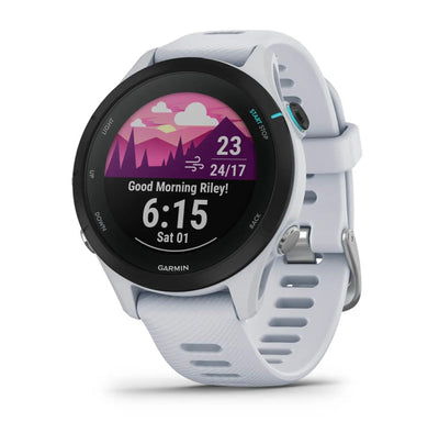 Garmin Forerunner 255S Music Mleczny kwarc smartwatch do biegania