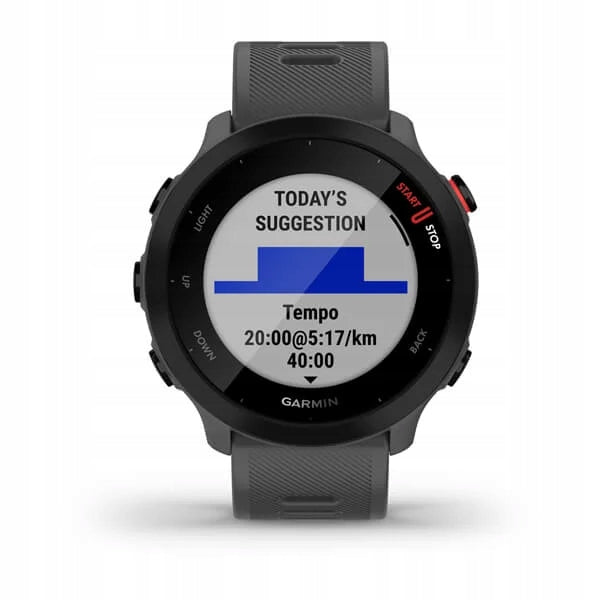 Zegarek Garmin Forerunner® 55 do biegania z GPS - szary