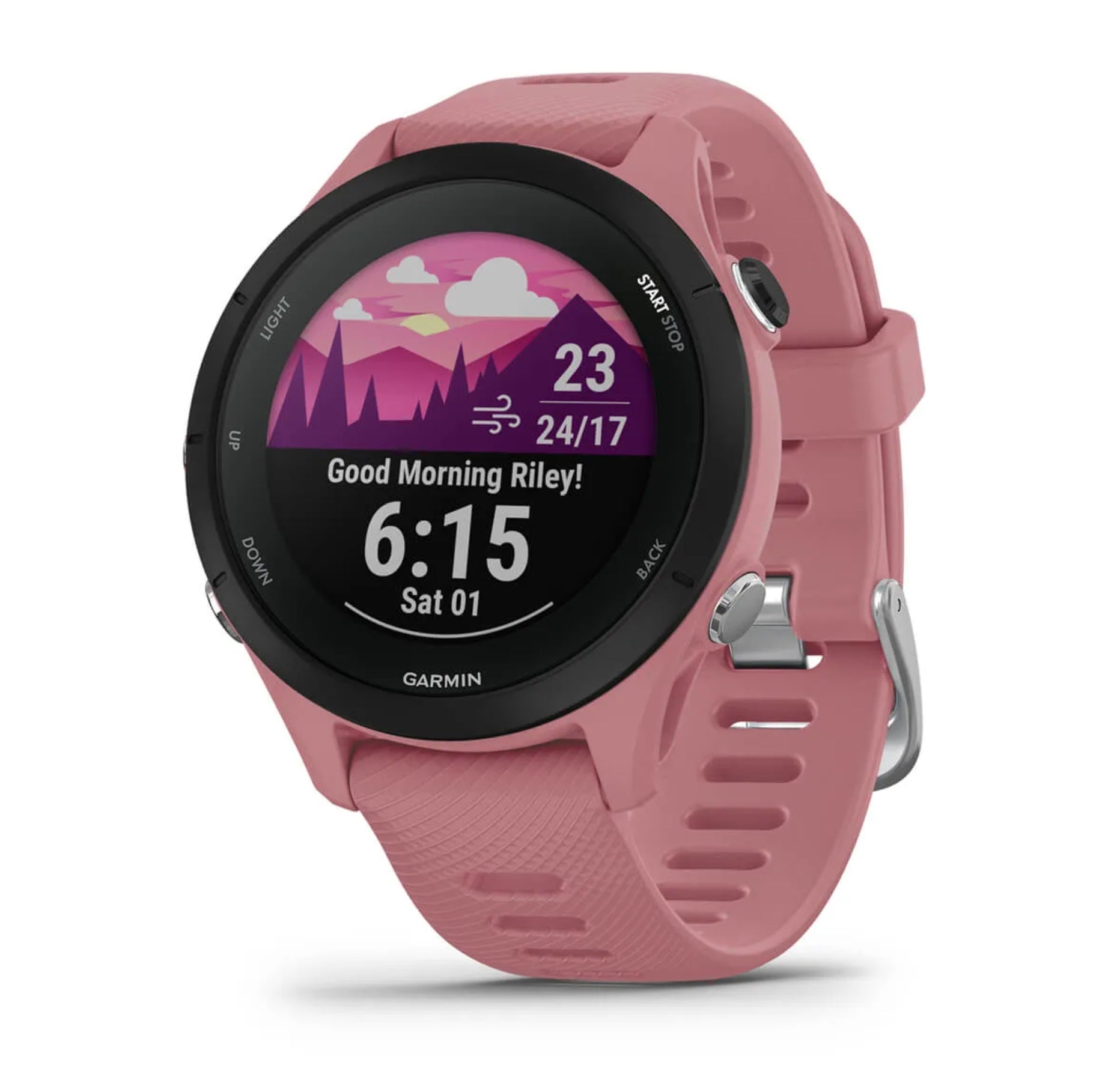 Garmin Forerunner® 255S Light pink zegarek do biegania damski różowy