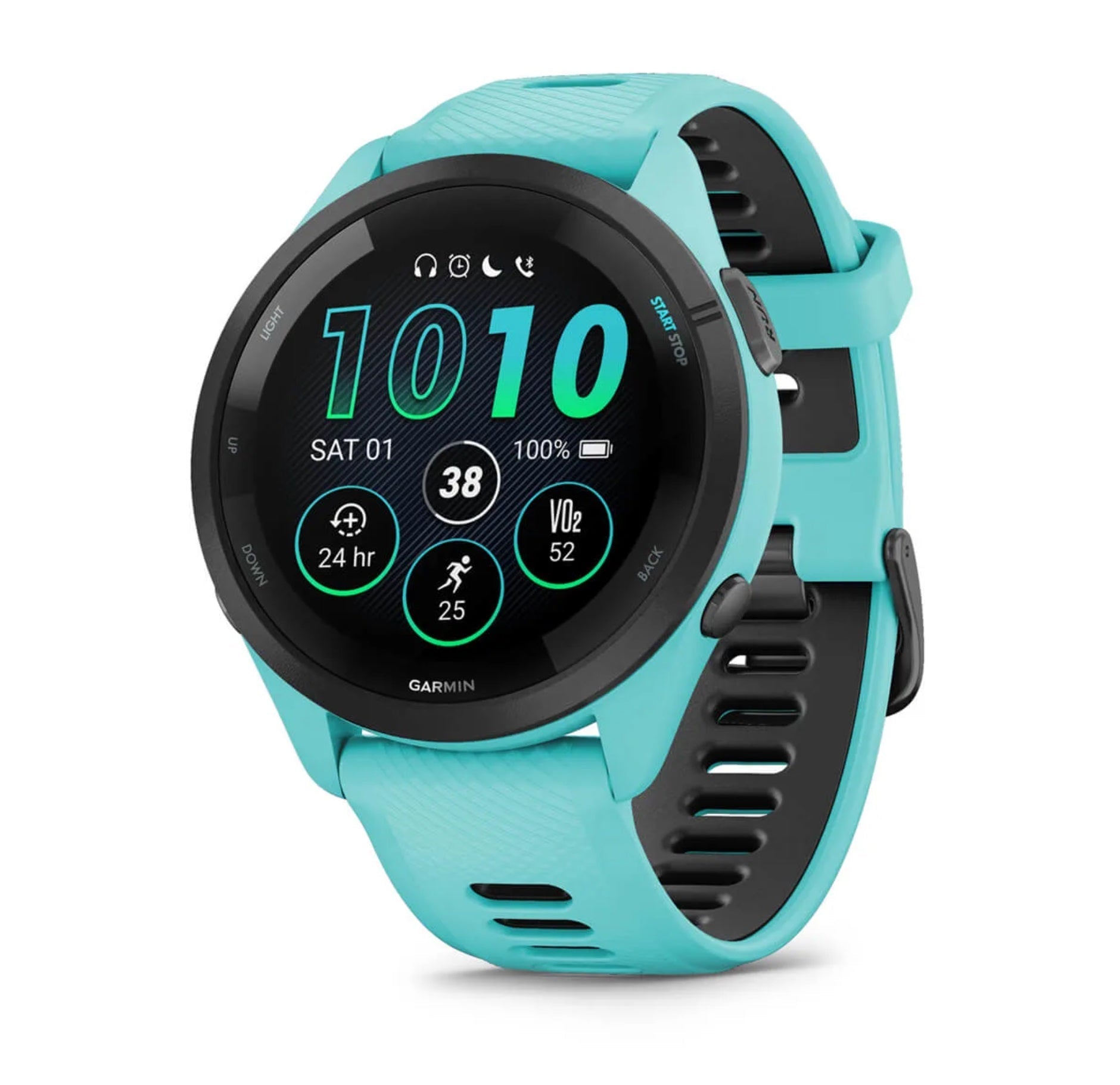 Garmin Forerunner® 265 zegarek do biegania z wyświetlaczem AMOLED - turkusowy