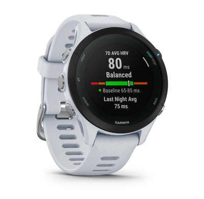 Garmin Forerunner 255S Music Mleczny kwarc smartwatch do biegania