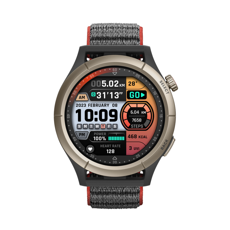 Amazfit Cheetah Pro Run Track Black smartwatch