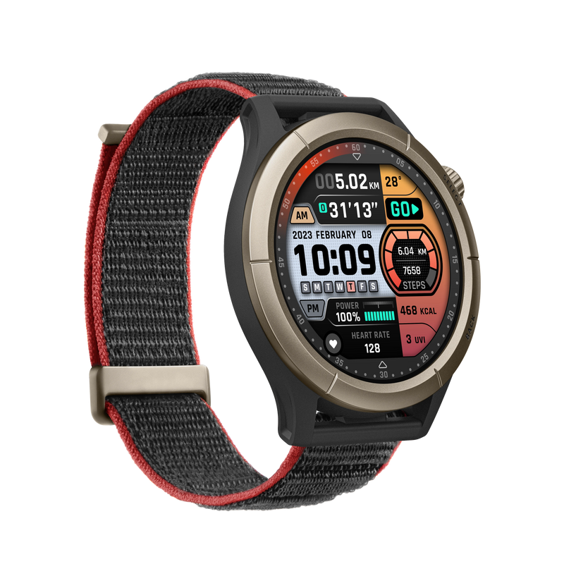 Amazfit Cheetah Pro Run Track Black smartwatch