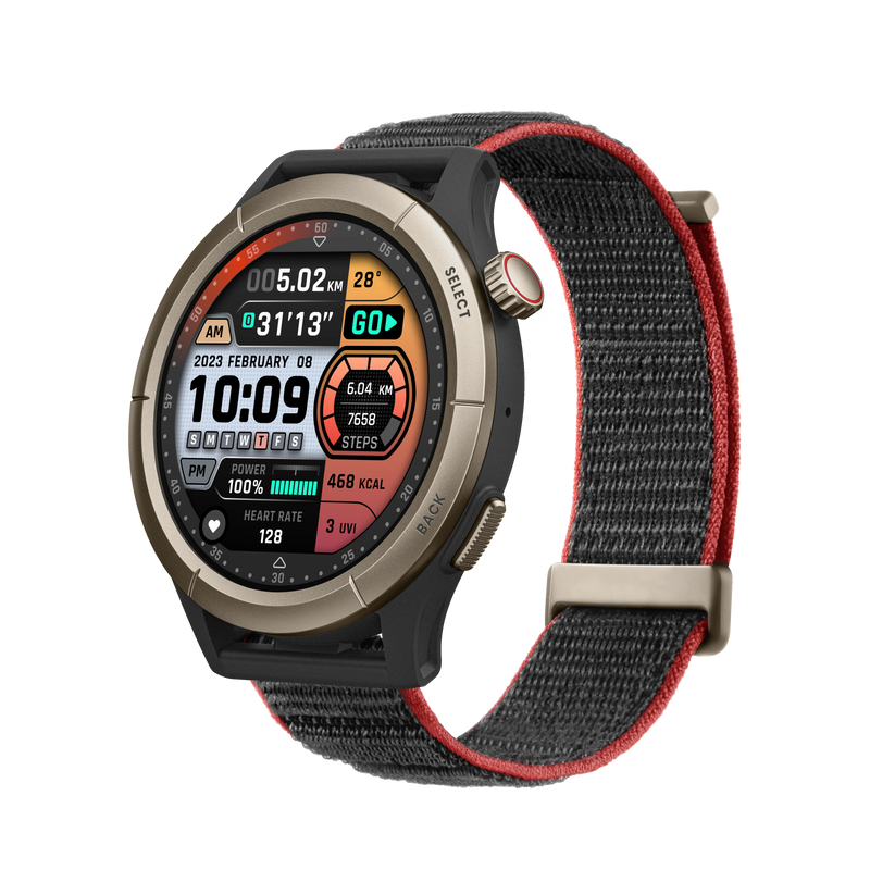 Amazfit Cheetah Pro Run Track Black smartwatch