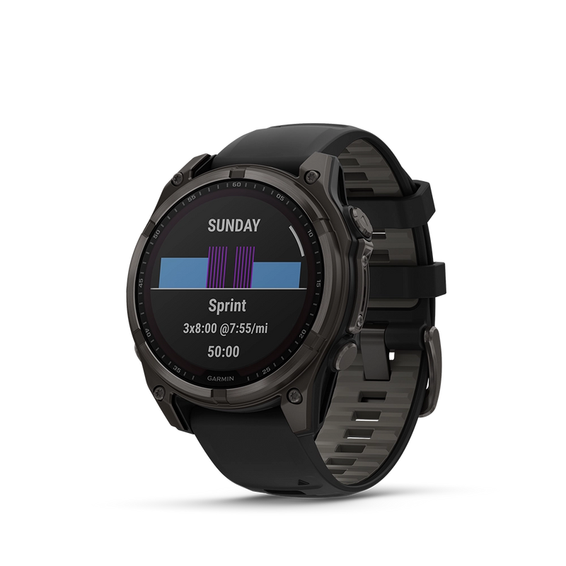 Garmin fenix 8 Sapphire Solar 47 mm - Carbon Grey