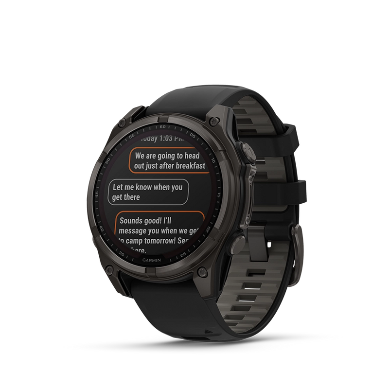 Garmin fenix 8 Sapphire Solar 47 mm - Carbon Grey