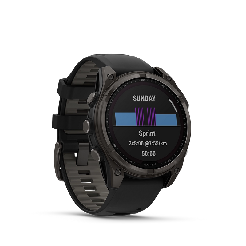 Garmin fenix 8 Sapphire Solar 47 mm - Carbon Grey