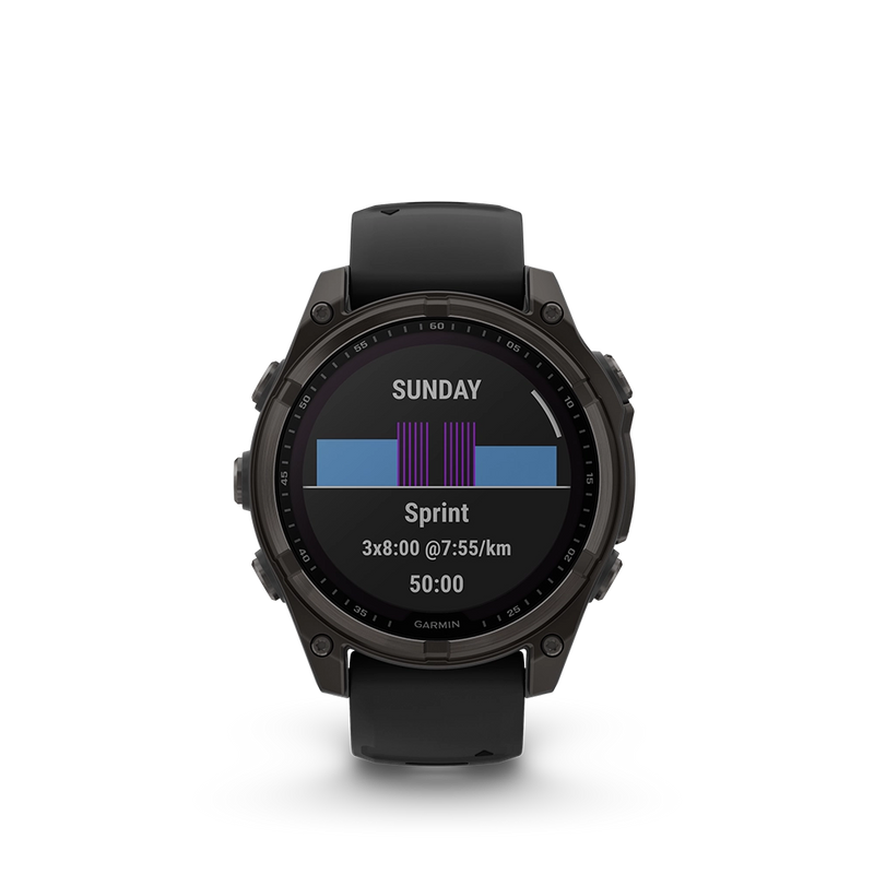 Garmin fenix 8 Sapphire Solar 47 mm - Carbon Grey