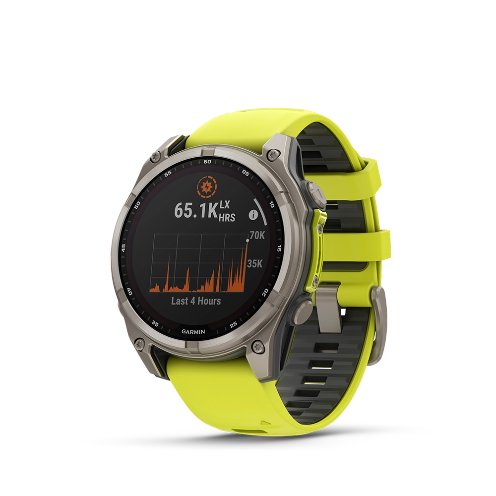 Garmin fenix 8 Sapphire Solar 47 mm - żółty