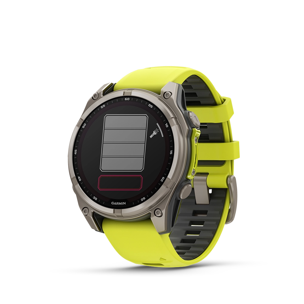 Garmin fenix 8 Sapphire Solar 47 mm - żółty