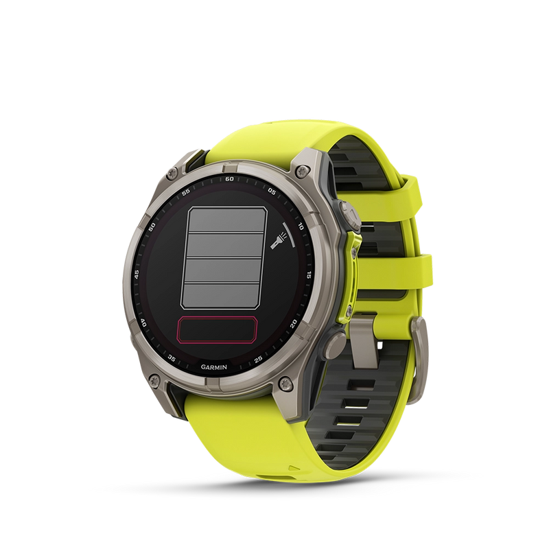 Garmin fenix 8 Sapphire Solar 47 mm - żółty