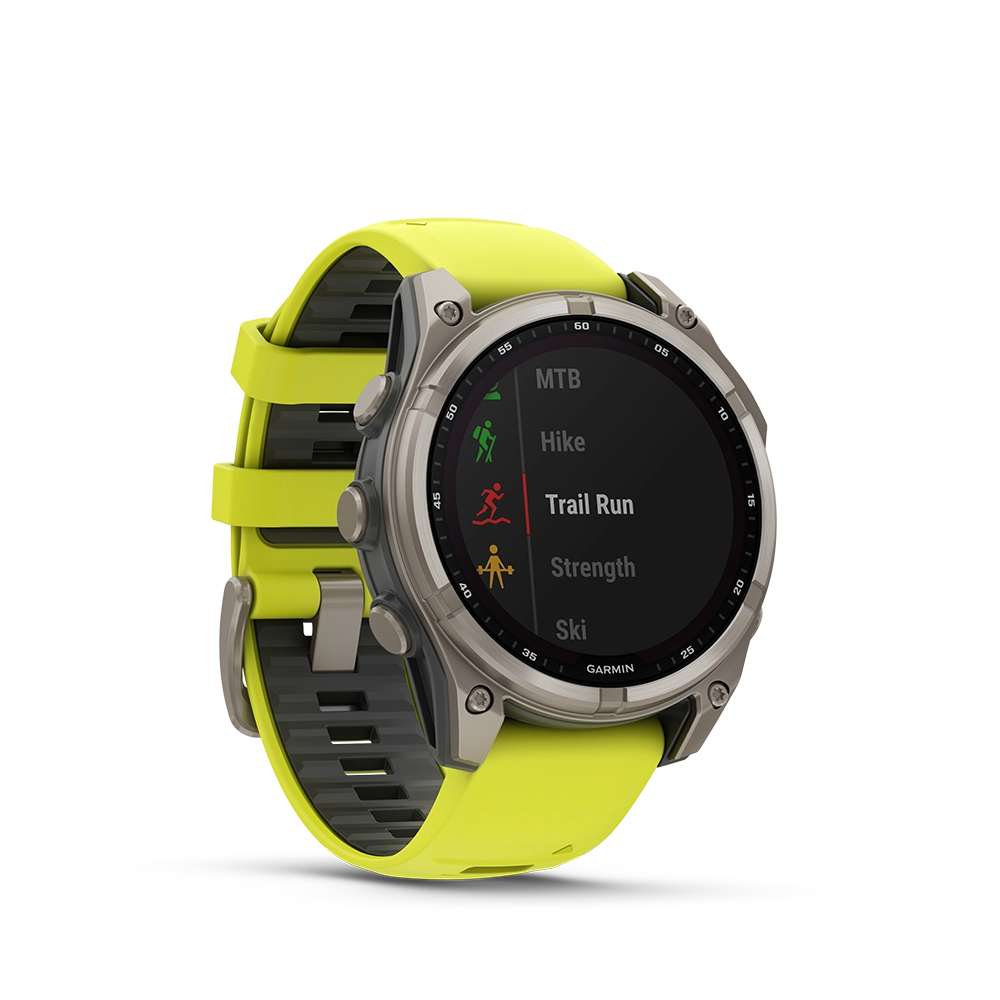 Garmin fenix 8 Sapphire Solar 47 mm - żółty