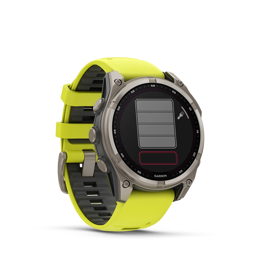 Garmin fenix 8 Sapphire Solar 47 mm - żółty