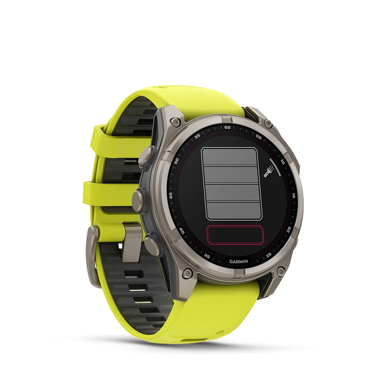 Garmin fenix 8 Sapphire Solar 47 mm - żółty