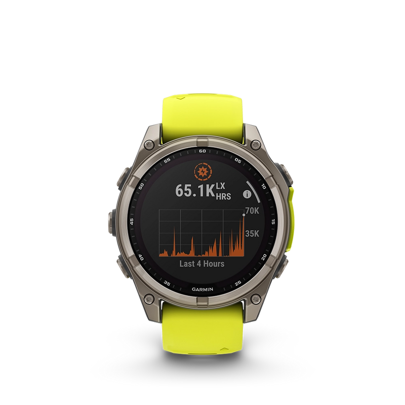 Garmin fenix 8 Sapphire Solar 47 mm - żółty