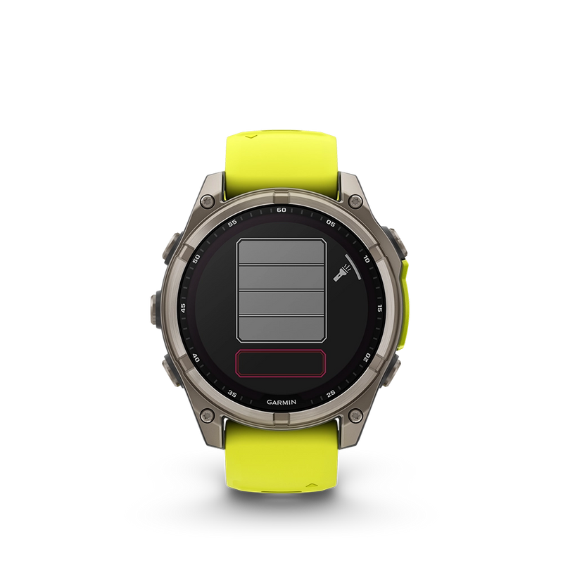 Garmin fenix 8 Sapphire Solar 47 mm - żółty