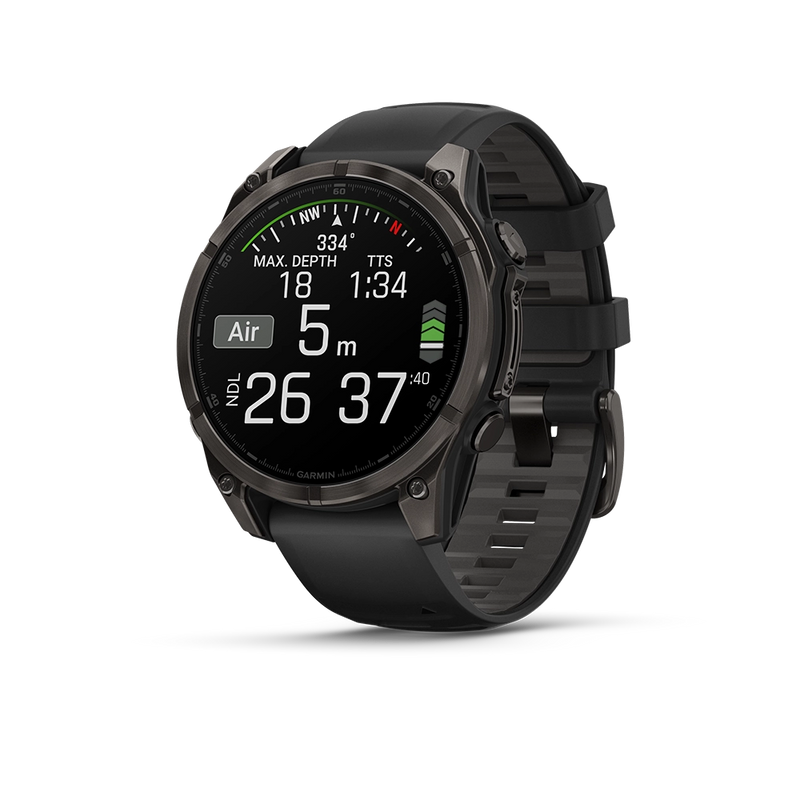 Garmin Fenix 8 AMOLED Sapphire 47 mm; Carbon Grey