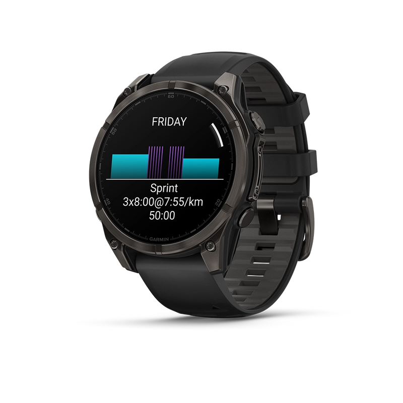 Garmin Fenix 8 AMOLED Sapphire 47 mm; Carbon Grey