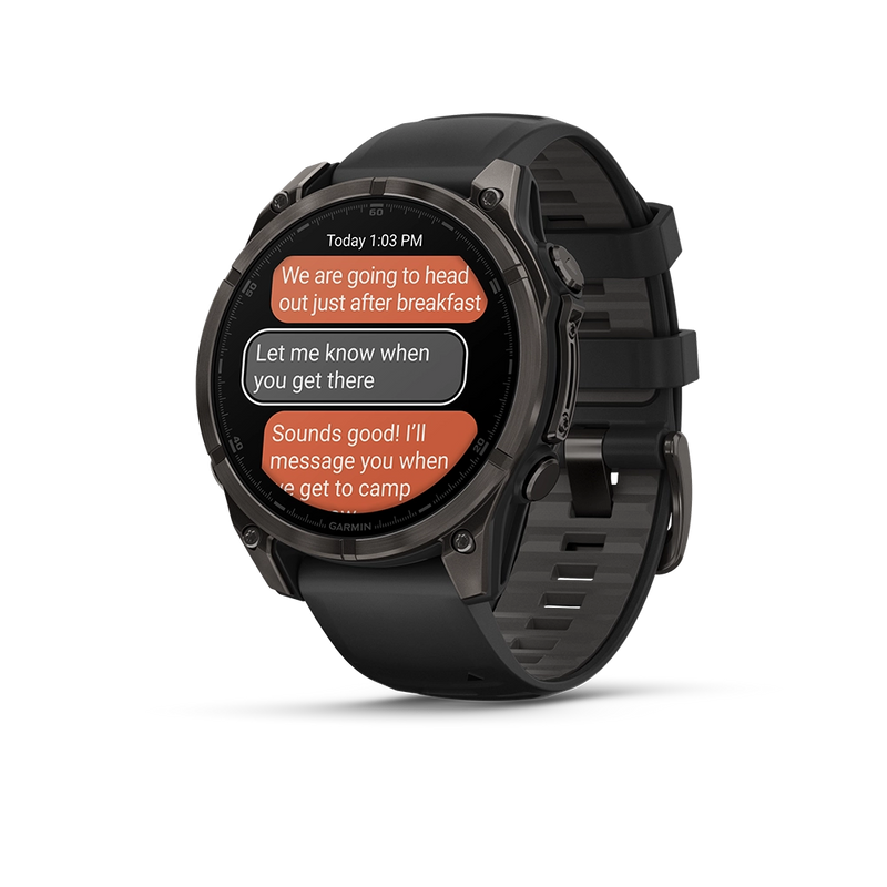 Garmin Fenix 8 AMOLED Sapphire 47 mm; Carbon Grey