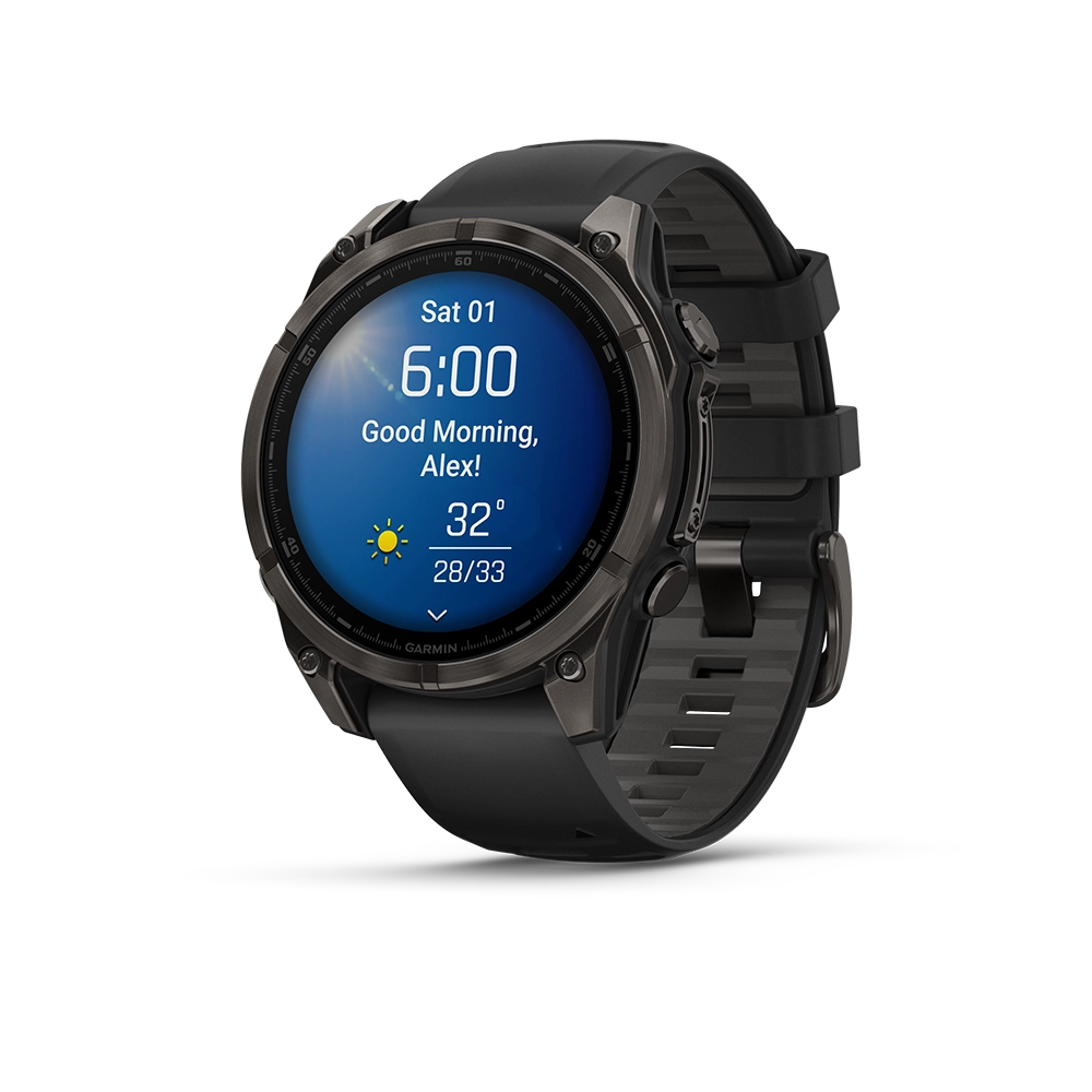 Garmin Fenix 8 AMOLED Sapphire 47 mm; Carbon Grey