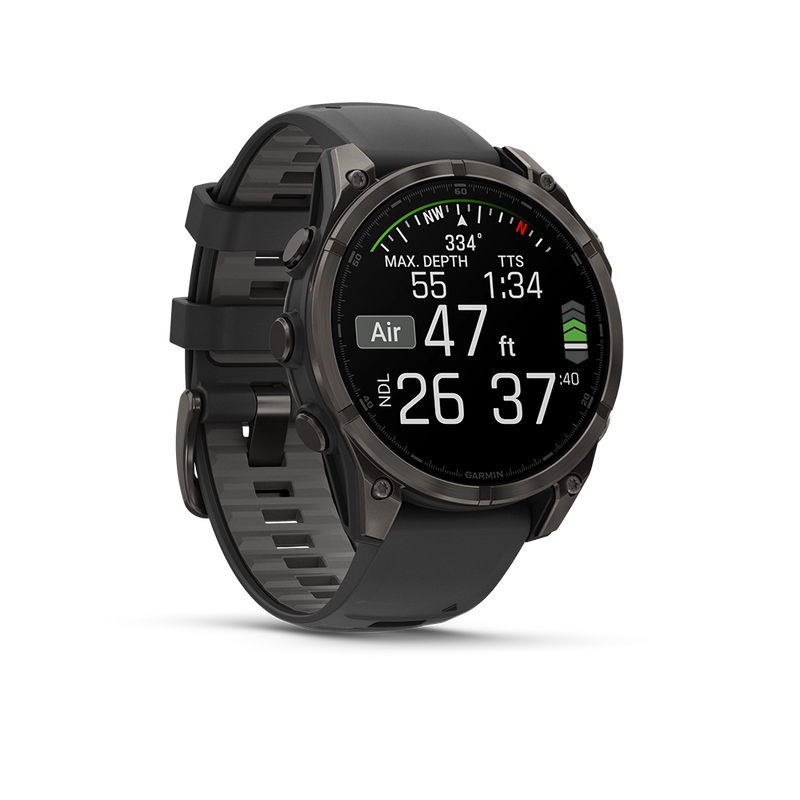 Garmin Fenix 8 AMOLED Sapphire 47 mm; Carbon Grey