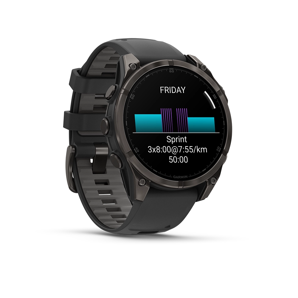 Garmin Fenix 8 AMOLED Sapphire 47 mm; Carbon Grey