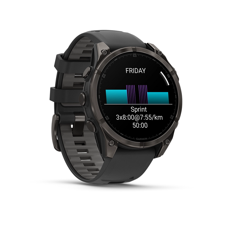 Garmin Fenix 8 AMOLED Sapphire 47 mm; Carbon Grey