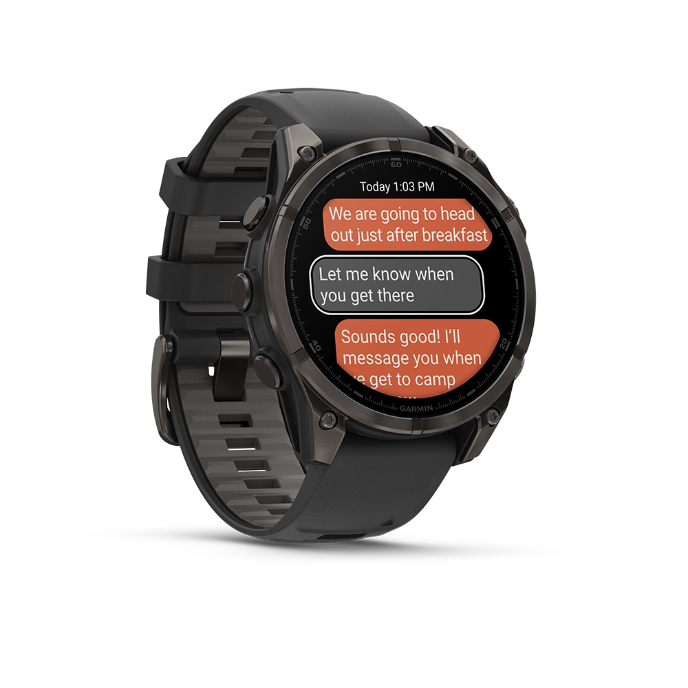 Garmin Fenix 8 AMOLED Sapphire 47 mm; Carbon Grey