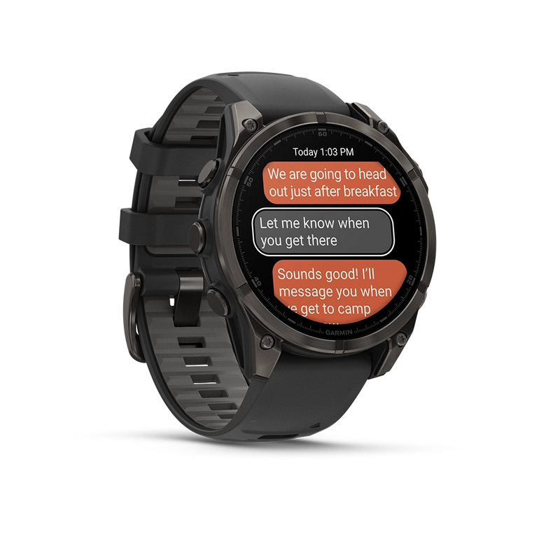 Garmin Fenix 8 AMOLED Sapphire 47 mm; Carbon Grey