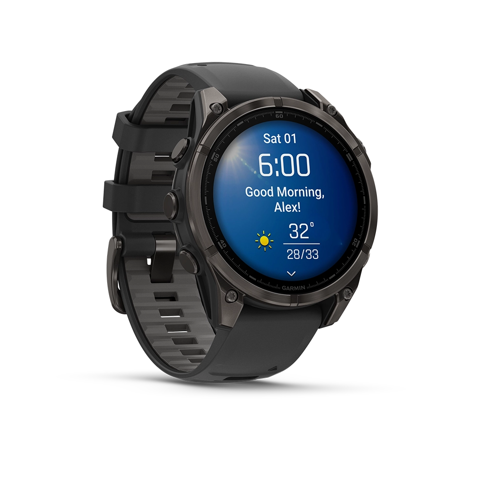 Garmin Fenix 8 AMOLED Sapphire 47 mm; Carbon Grey