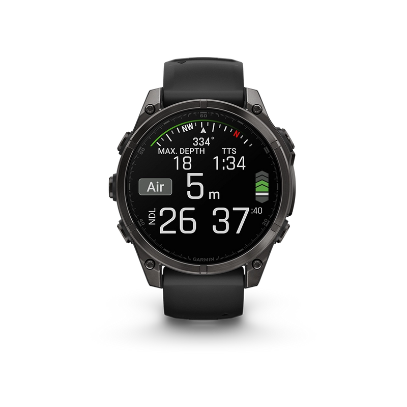 Garmin Fenix 8 AMOLED Sapphire 47 mm; Carbon Grey