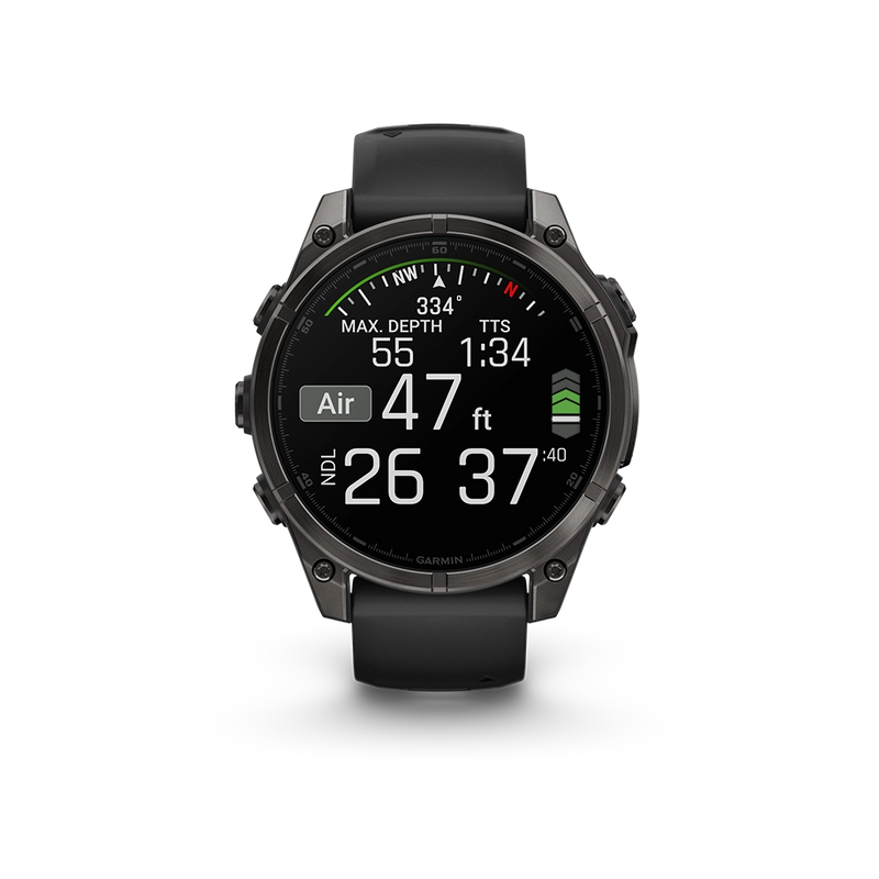 Garmin Fenix 8 AMOLED Sapphire 47 mm; Carbon Grey