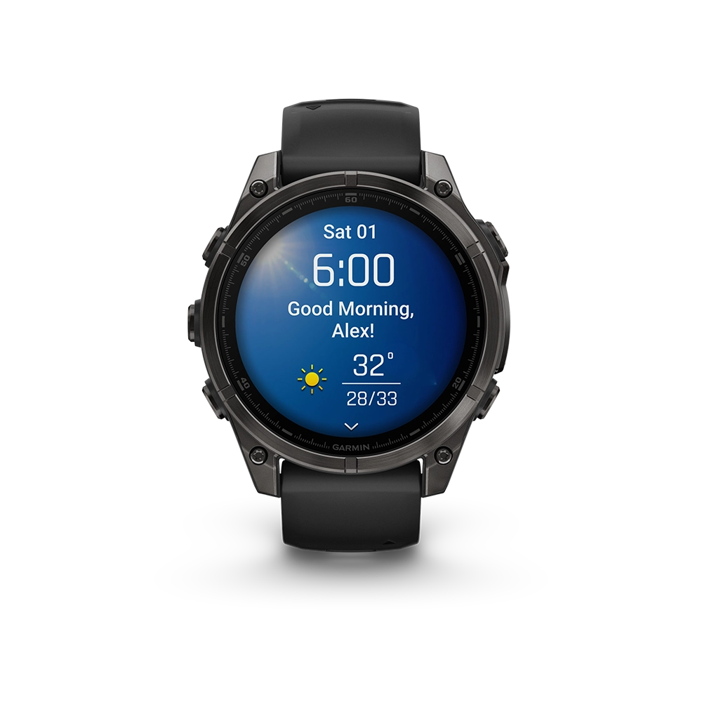 Garmin Fenix 8 AMOLED Sapphire 47 mm; Carbon Grey