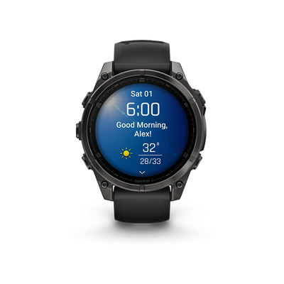 Garmin Fenix 8 AMOLED Sapphire 47 mm; Carbon Grey