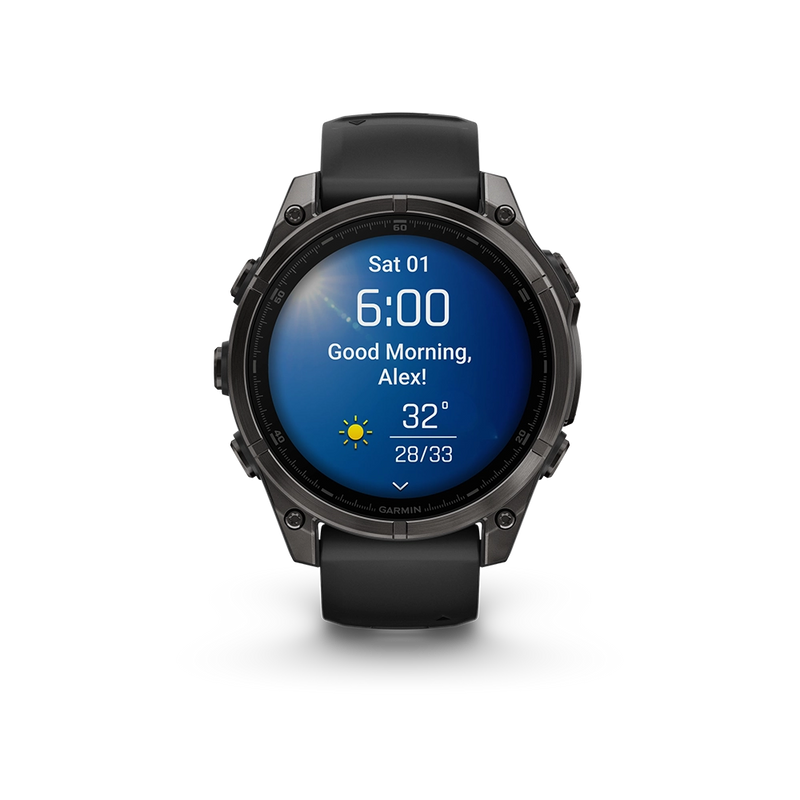 Garmin Fenix 8 AMOLED Sapphire 47 mm; Carbon Grey