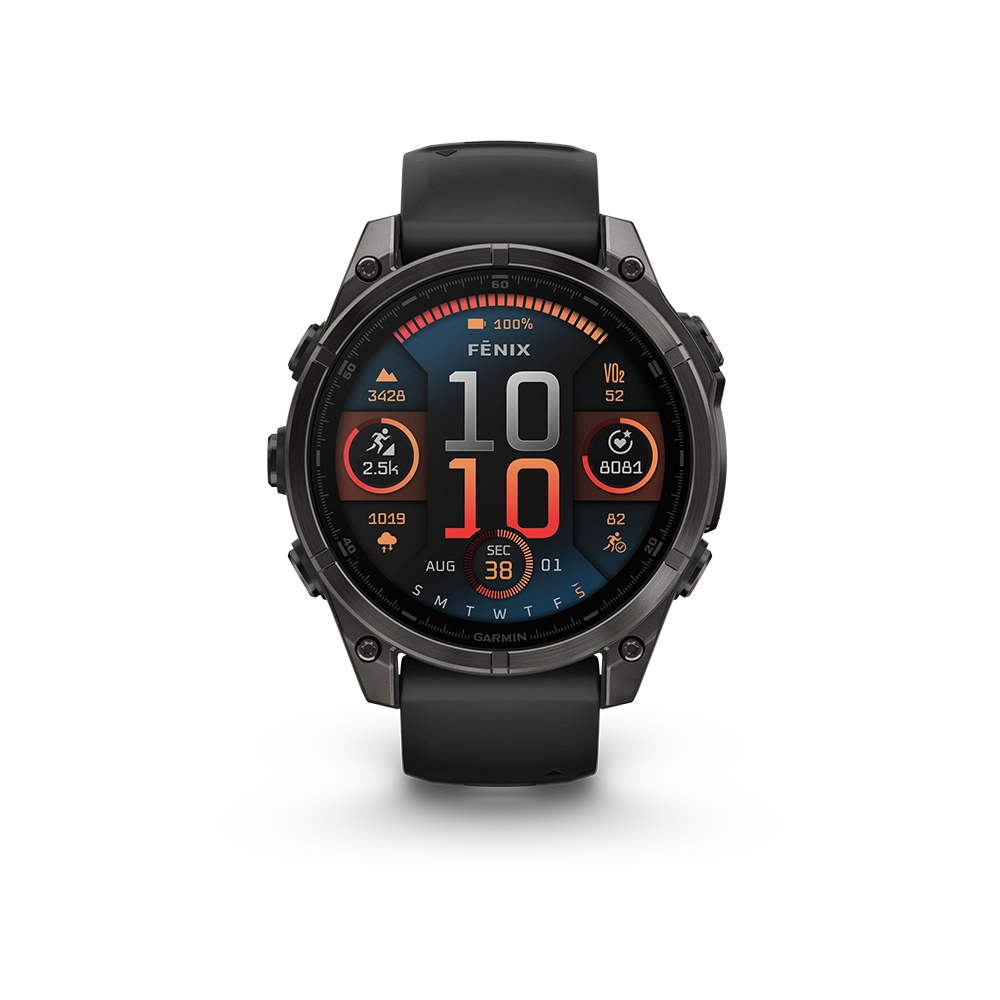 Garmin Fenix 8 AMOLED Sapphire 47 mm; Carbon Grey