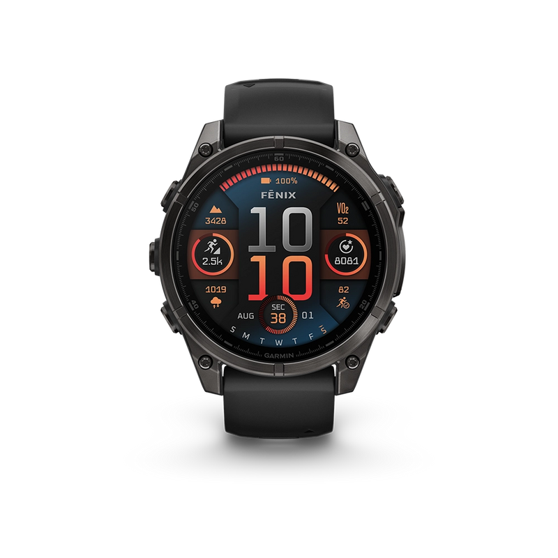 Garmin Fenix 8 AMOLED Sapphire 47 mm; Carbon Grey