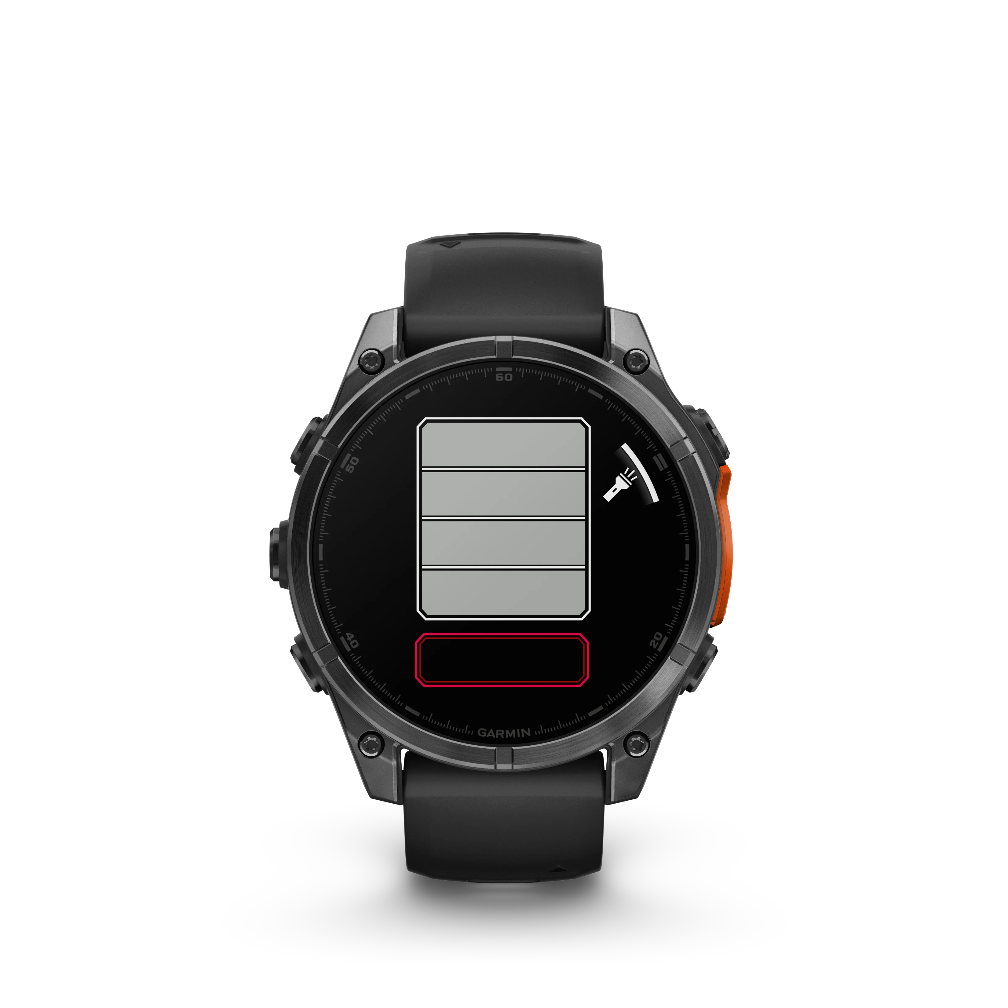 Garmin Fenix 8 AMOLED Standard Edition 47 mm Slate grey - czarny silikonowy pasek