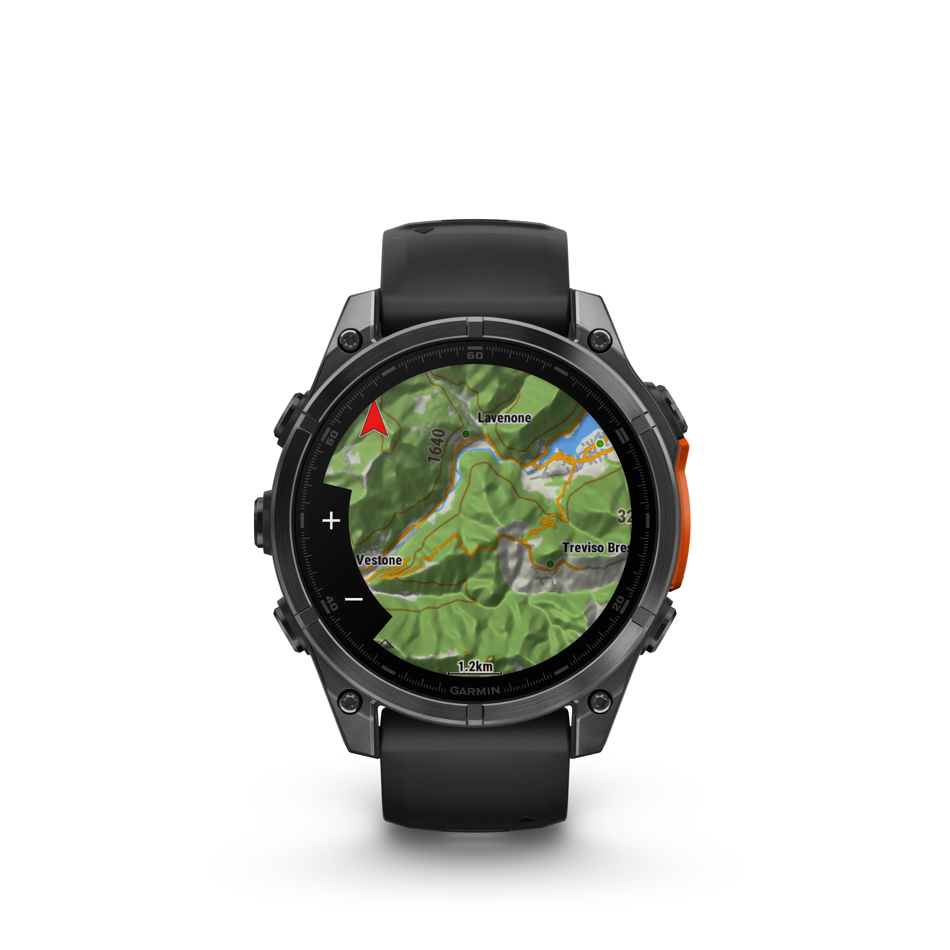 Garmin Fenix 8 AMOLED Standard Edition 47 mm Slate grey - czarny silikonowy pasek