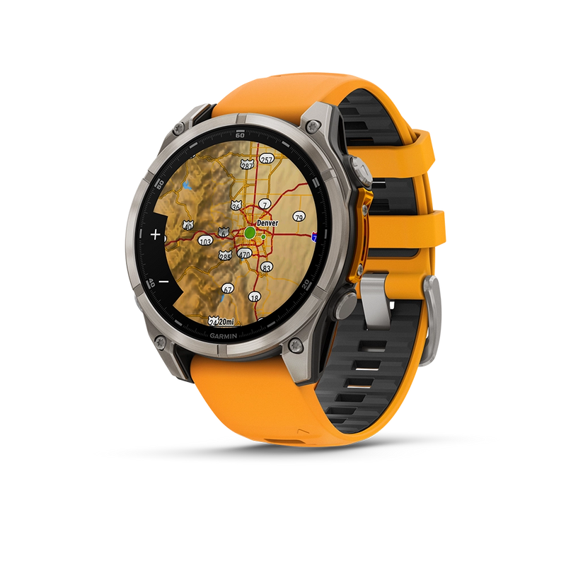 Garmin Fenix 8 AMOLED Sapphire 47mm; Tytanium; Spark Orange