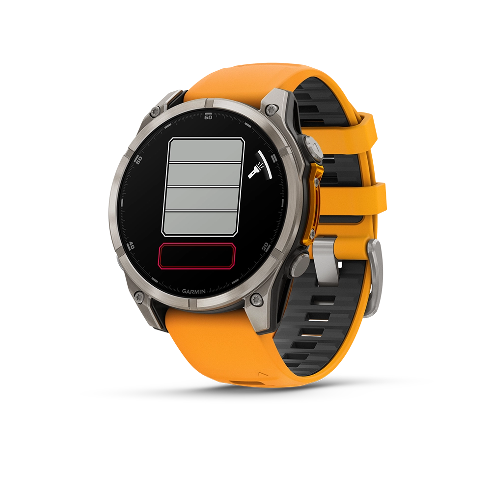 Garmin Fenix 8 AMOLED Sapphire 47mm; Tytanium; Spark Orange