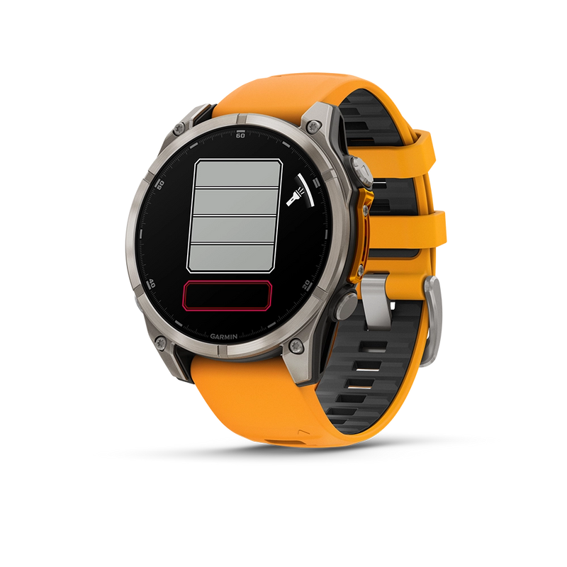 Garmin Fenix 8 AMOLED Sapphire 47mm; Tytanium; Spark Orange