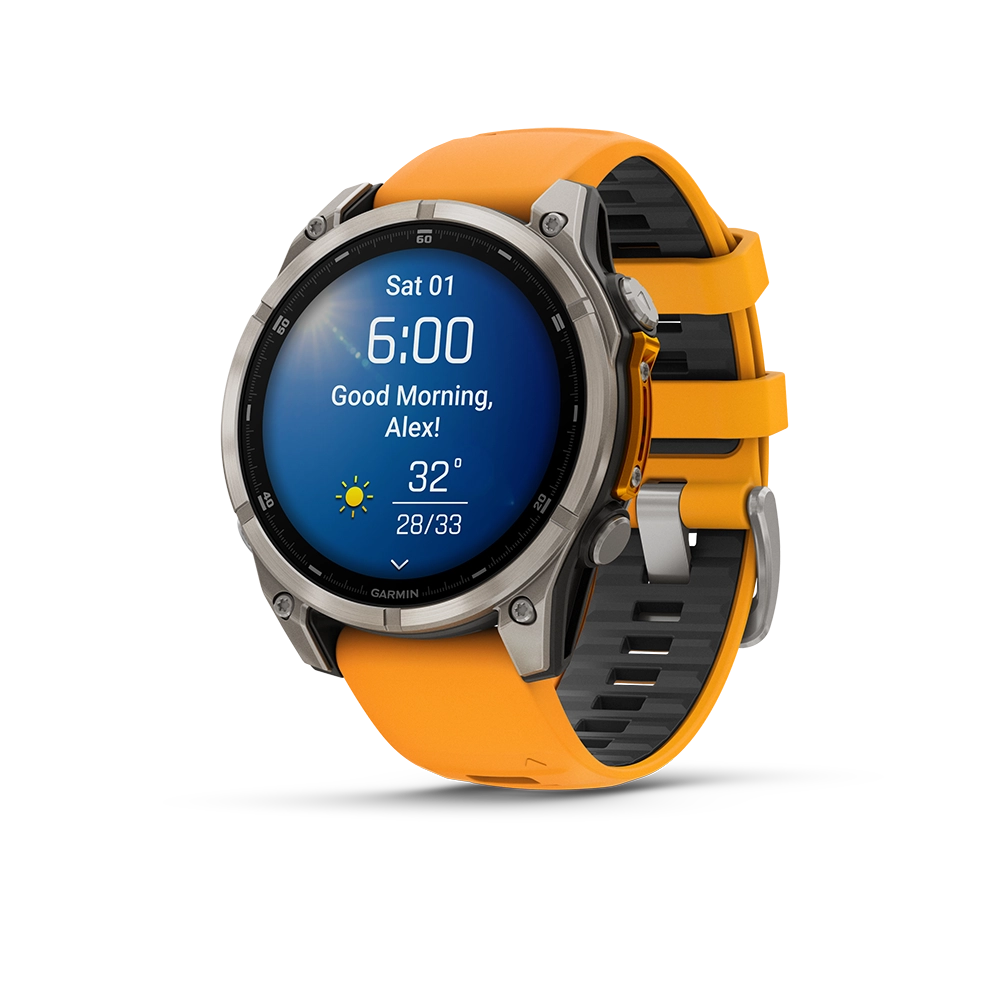 Garmin Fenix 8 AMOLED Sapphire 47mm; Tytanium; Spark Orange