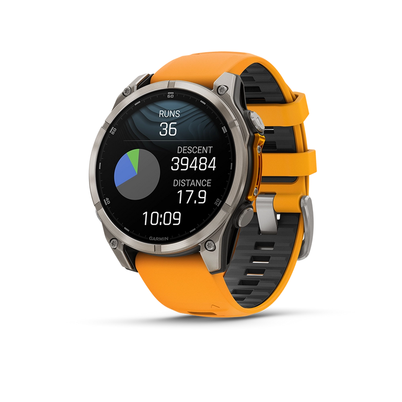 Garmin Fenix 8 AMOLED Sapphire 47mm; Tytanium; Spark Orange