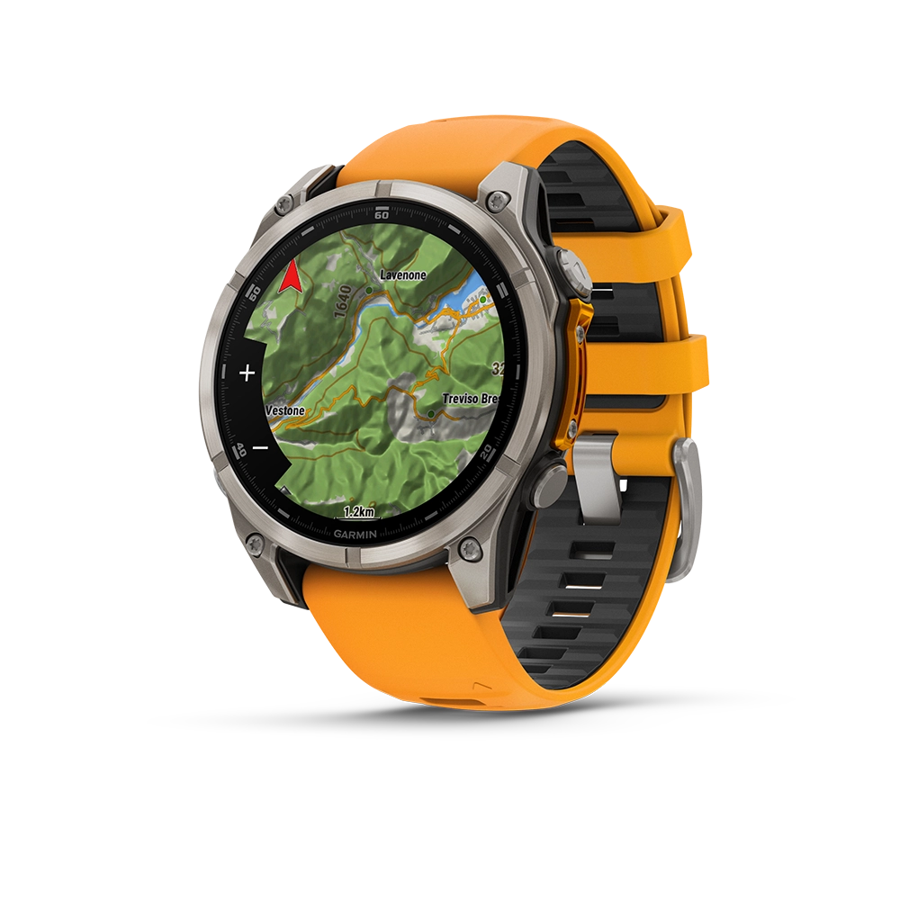 Garmin Fenix 8 AMOLED Sapphire 47mm; Tytanium; Spark Orange