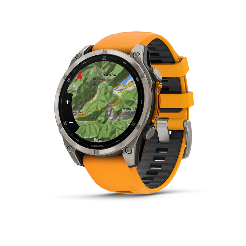 Garmin Fenix 8 AMOLED Sapphire 47mm; Tytanium; Spark Orange