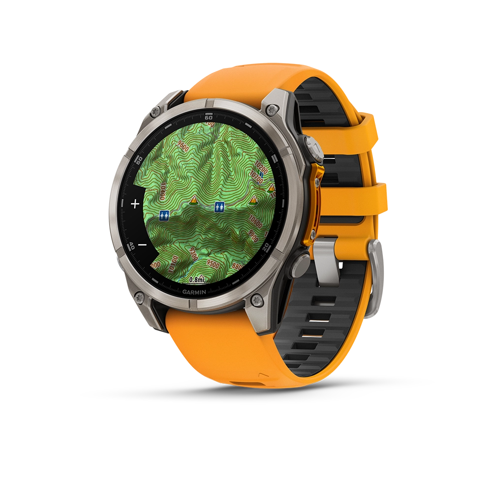 Garmin Fenix 8 AMOLED Sapphire 47mm; Tytanium; Spark Orange